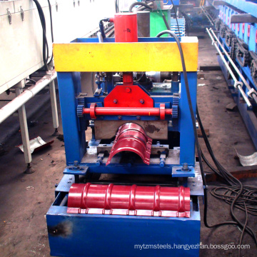 PPGI roofing cold sheeting radge cap roll forming machine